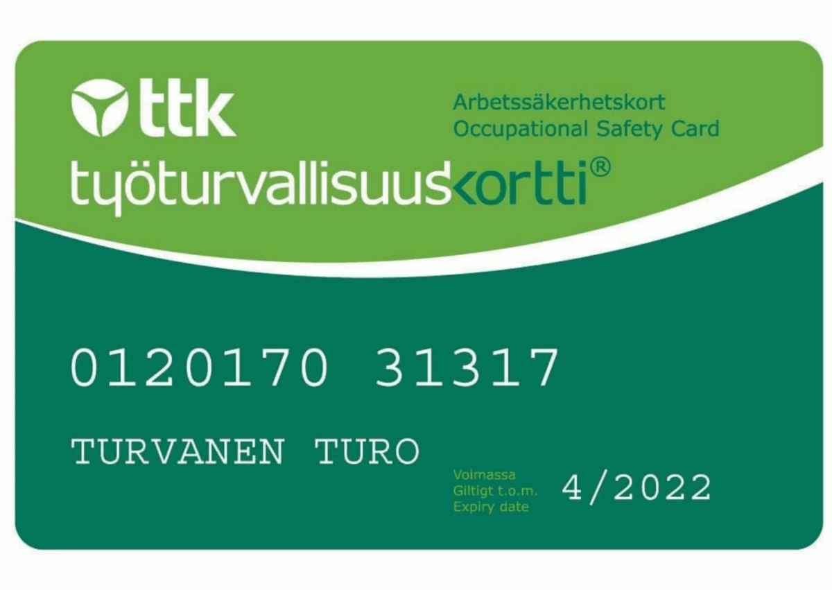 Työturvallisuuskortti
